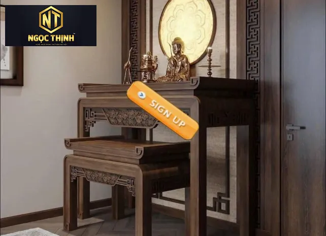 TỦ THỜ PHẬT GỖ TỰ NHIÊN